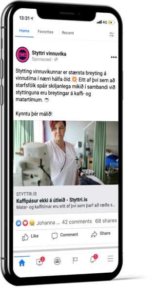 Styttri  í síma